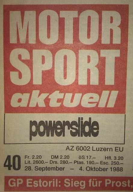 Motor sport aktuell powerslide